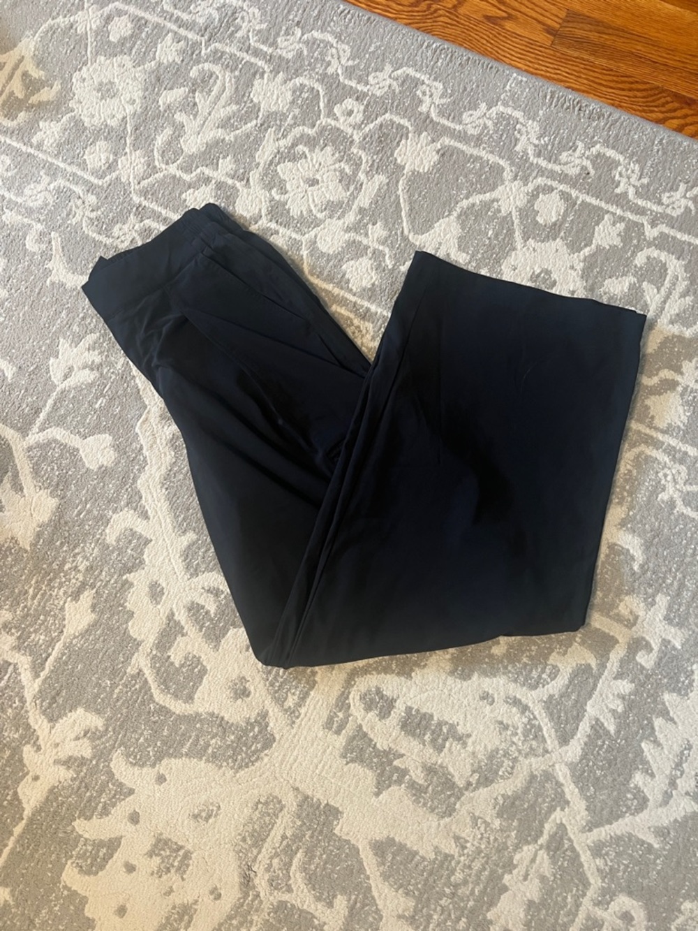 Athleta Black Performance trousers with Elastic Waist